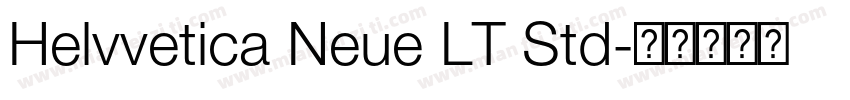 Helvvetica Neue LT Std字体转换